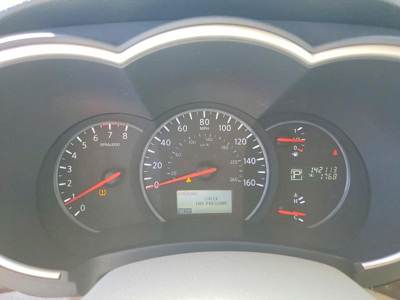 2014 Nissan Quest VIN JN8AE2KP2E9107490 COPART salvage auction — SIDE, KY - CERT OF TITLE-SALVAGE, sold $675 on 2026-07-30 (photo 9)