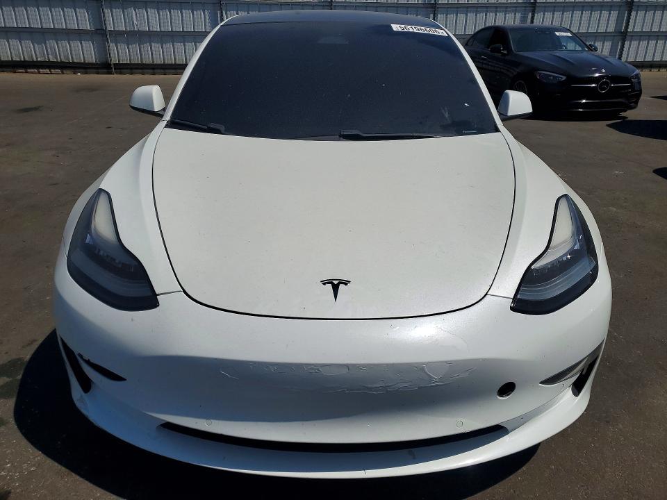 2021 Tesla Model 3 VIN 5YJ3E1EA5MF858819 COPART salvage auction — REAR END, Ca - Salvage Certificate, sold $5,700 on 2026-07-15 (photo 5)
