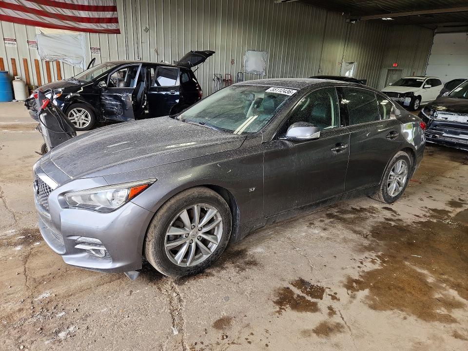 2015 Infiniti VIN JN1BV7ARXFM419607 COPART salvage auction — MINOR DENT/SCRATCHES, Wi - Certificate Of Title, sold $2,700 on 2026-07-06 (photo 1)