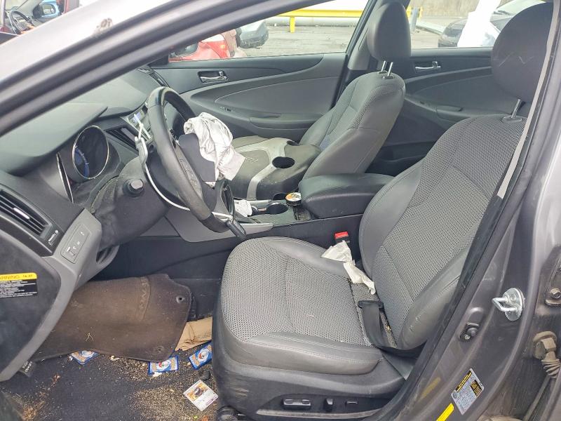 2012 Hyundai Sonata VIN 5NPEC4AB0CH337604 COPART salvage auction — FRONT END, CT - CERT OF TITLE-SALVAGE, sold $475 on 2026-07-16 (photo 7)