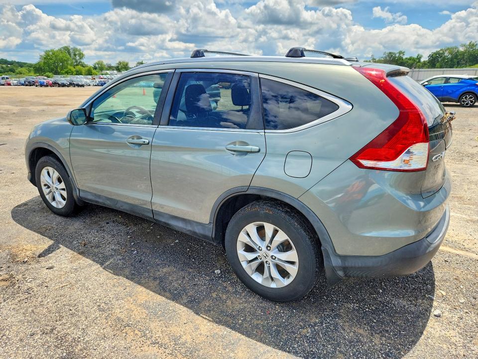 2012 Honda VIN JHLRM4H74CC005664 COPART salvage auction — ROOF, Va - Cert Of Title - Salvage, sold $2,350 on 2026-07-28 (photo 2)