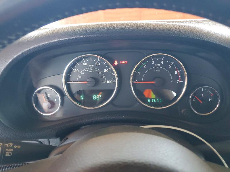 2011 Jeep Wrangler / VIN 1J4BA6H10BL505795 COPART salvage auction — ENGINE BURN, Az - Cert Of Title - Salvage, sold $4,950 on 2026-07-02 (photo 9)