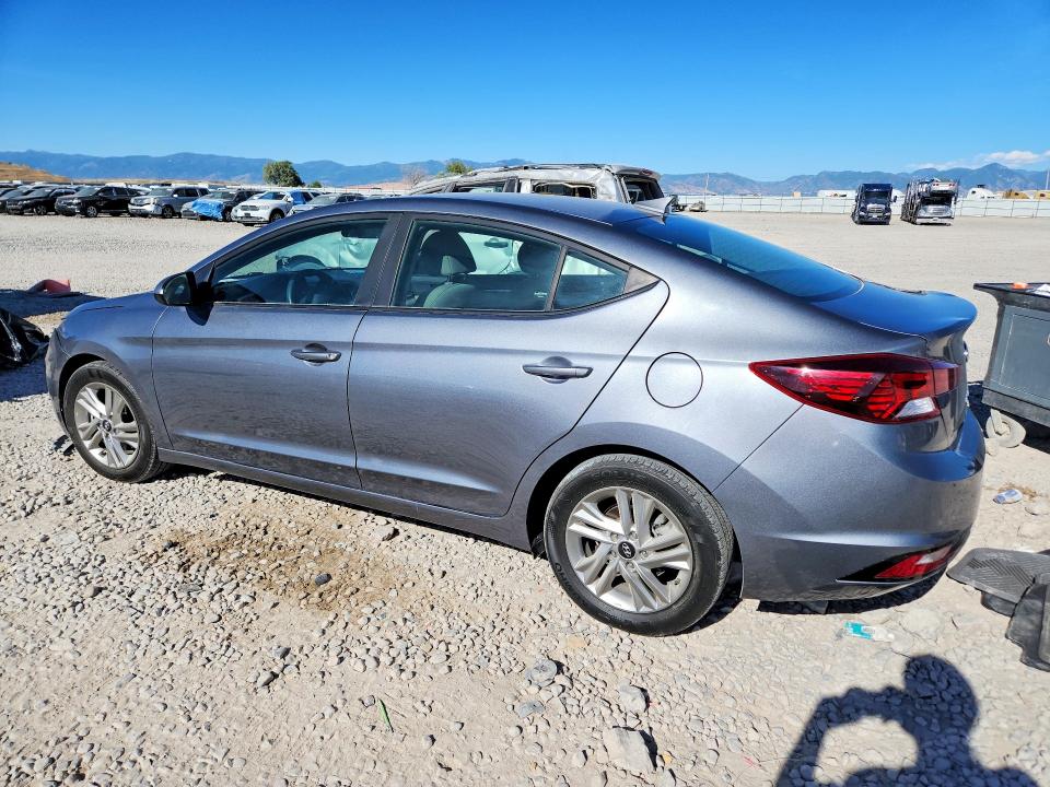2019 Hyundai Elantra VIN KMHD84LF7KU869705 COPART salvage auction — FRONT END, Ut - Salvage Certificate, sold $3,900 on 2026-07-28 (photo 2)