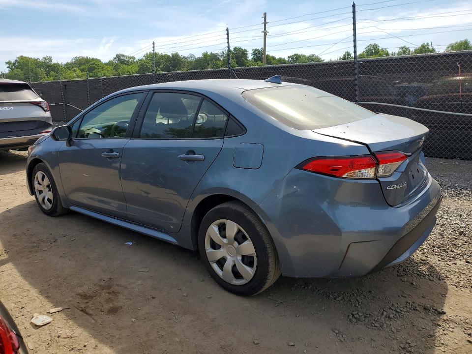 2020 Toyota Corolla VIN JTDEPRAE3LJ104724 COPART salvage auction — REAR END, Salvage Title, sold $4,500 on 2026-07-09 (photo 2)