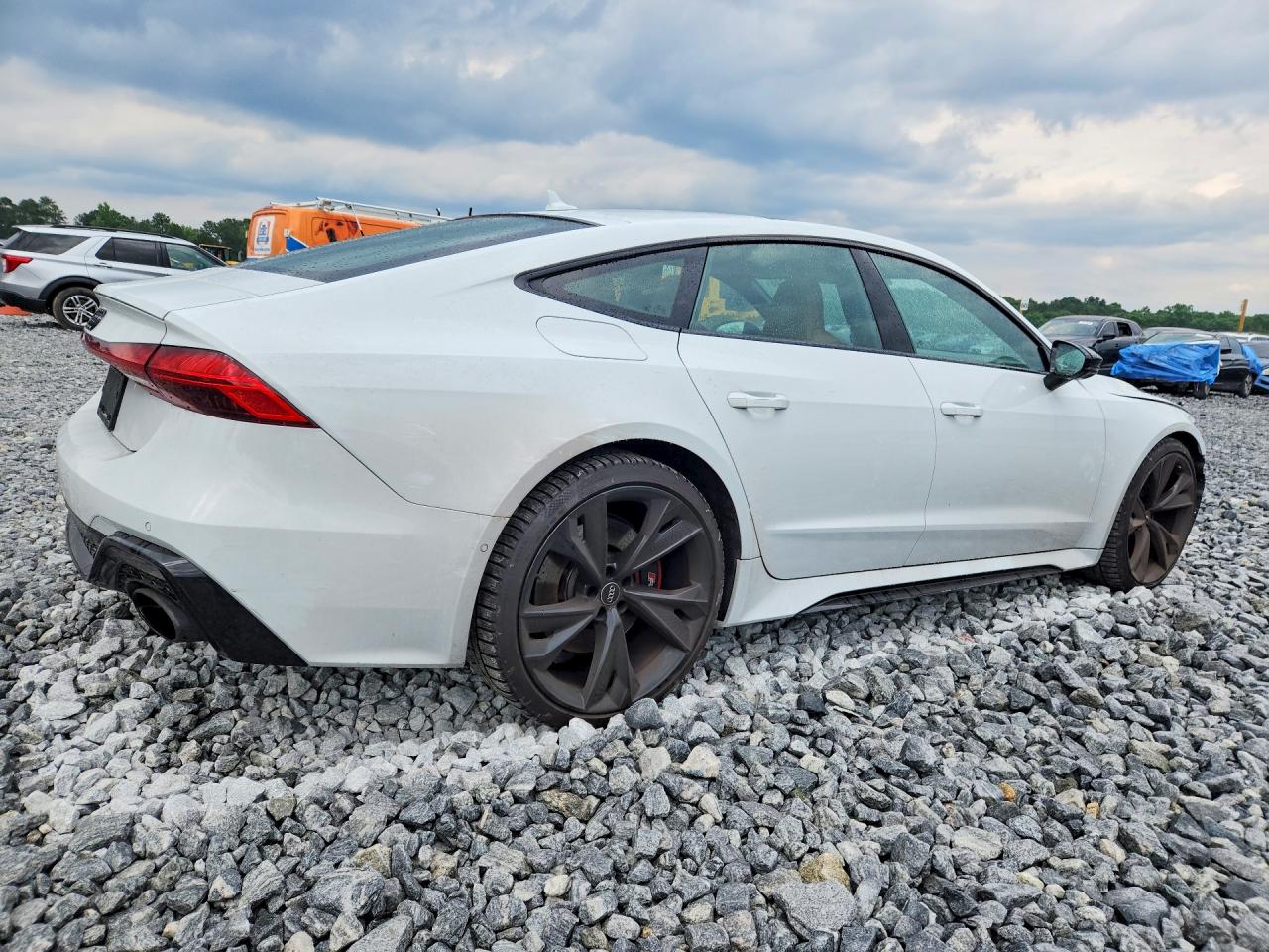 2021 Audi RS7 VIN WUAPCBF20MN901083 COPART salvage auction — Front End, GA - CERT OF TITLE-SALVAGE, sold $32,250 on 2026-07-02 (photo 3)