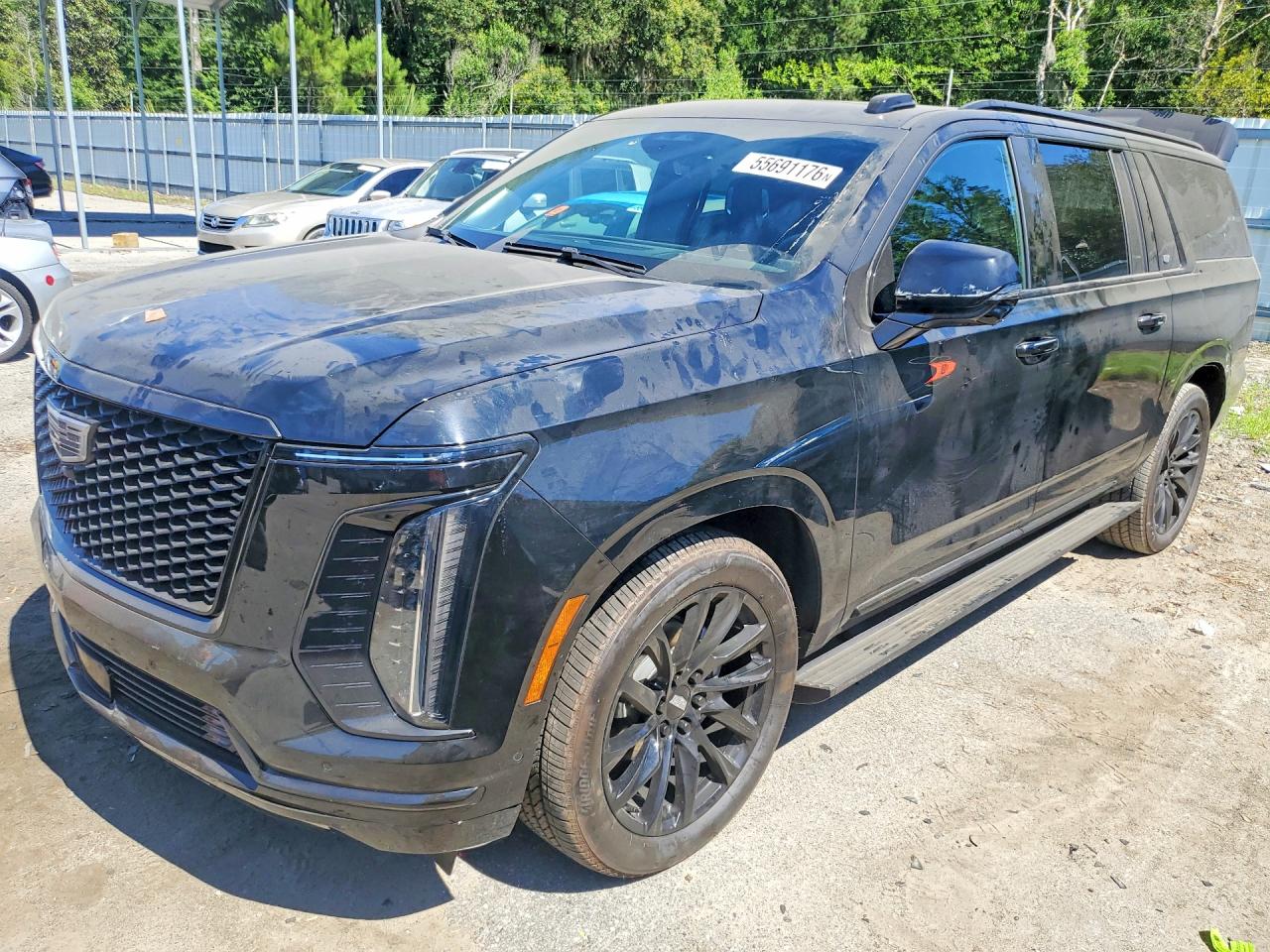 2025 Cadillac Escalade ESV VIN 1GYS9RRL7SR270819 COPART salvage auction — Rear End, GA - CERT OF TITLE-SALVAGE, sold $87,500 on 2026-06-30 (photo 1)