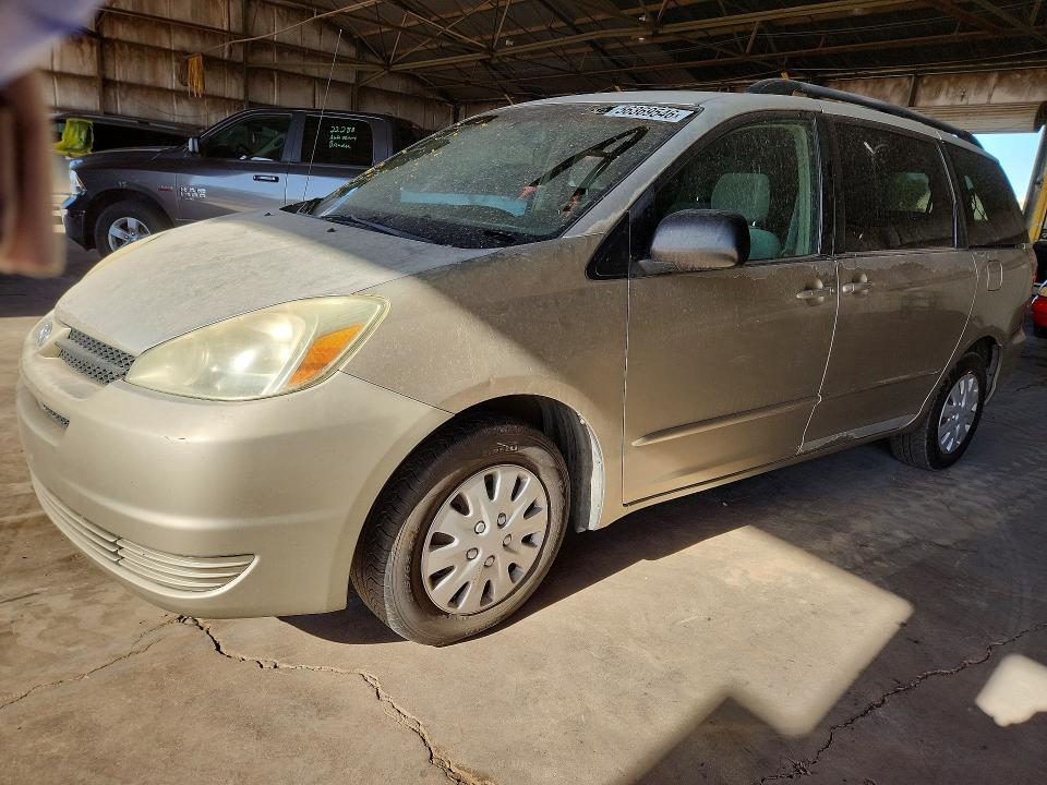 2005 Toyota Sienna VIN 5TDZA23CX5S224225 COPART salvage auction — NORMAL WEAR, AZ - CERTIFICATE OF TITLE (P), sold $475 on 2026-07-29 (photo 1)