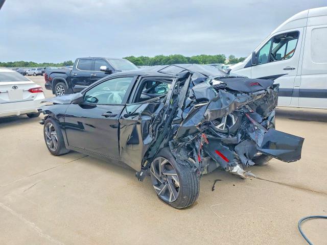 2025 Hyundai Elantra VIN KMHLM4DG3SU059938 COPART salvage auction — ALL OVER, Tx - Certificate Of Title, sold $175 on 2026-07-28 (photo 2)