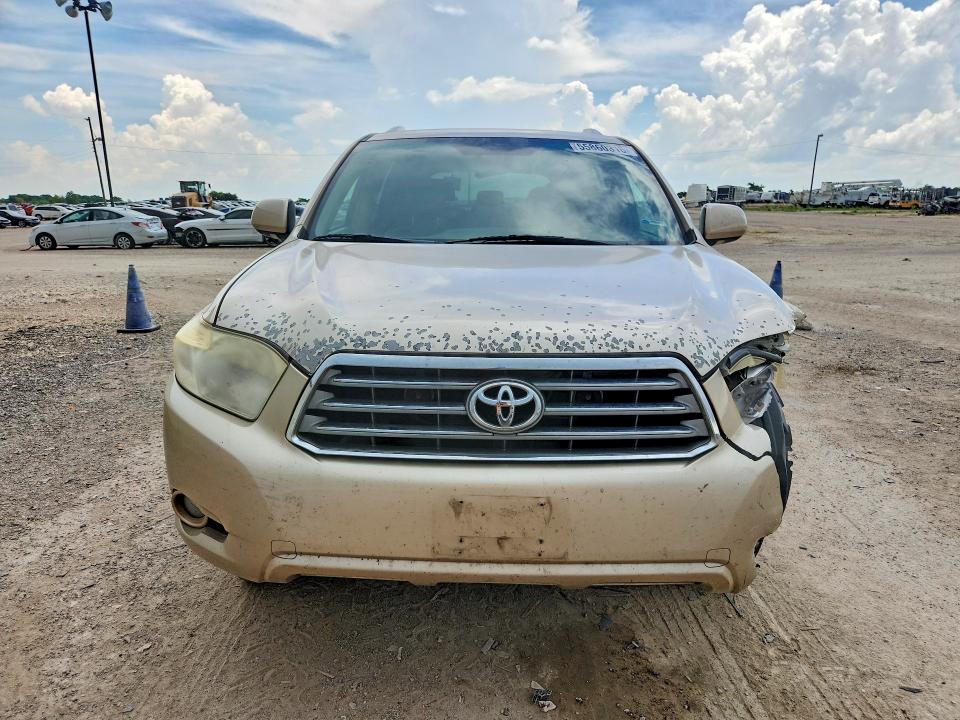 2008 Toyota Highlander VIN JTEDS42AX82006375 COPART salvage auction — FRONT END, Tx - Salvage Vehicle Title, sold $2,400 on 2026-07-15 (photo 5)