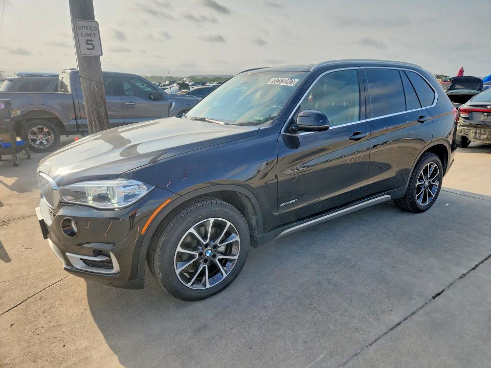 2018 BMW X5 VIN 5UXKR0C59JL076109 COPART salvage auction — UNDERCARRIAGE, Tx - Salvage Vehicle Title, sold $6,700 on 2026-07-06 (photo 1)