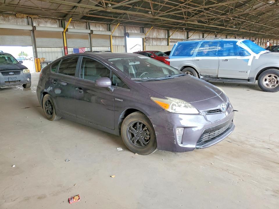 2012 Toyota Prius VIN JTDKN3DU7C1613353 COPART salvage auction — FRONT END, Az - Certificate Of Title, sold $2,700 on 2026-07-08 (photo 4)