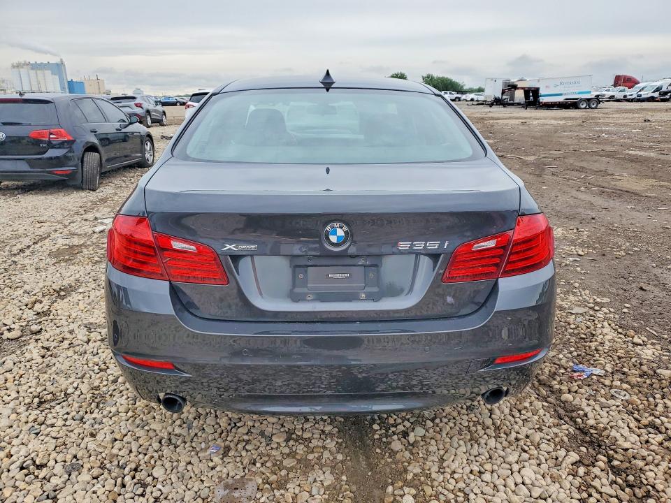 2014 BMW 5er VIN WBA5B3C58ED537379 COPART salvage auction — MECHANICAL, Il - Certificate Of Title, sold $3,100 on 2026-07-08 (photo 6)