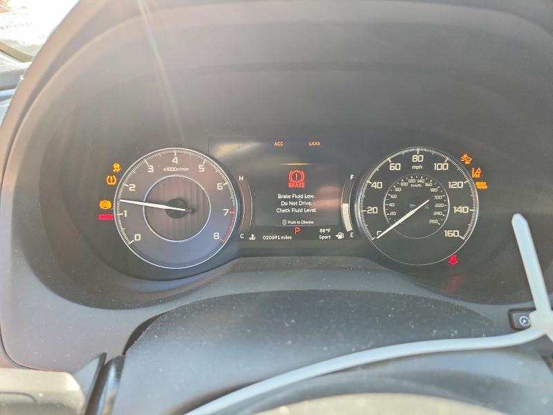2020 Acura Rdx VIN 5J8TC1H39LL020597 COPART salvage auction — REAR END, Md - Cert Of Salvage < 75% Damage, sold $10,700 on 2026-07-31 (photo 9)
