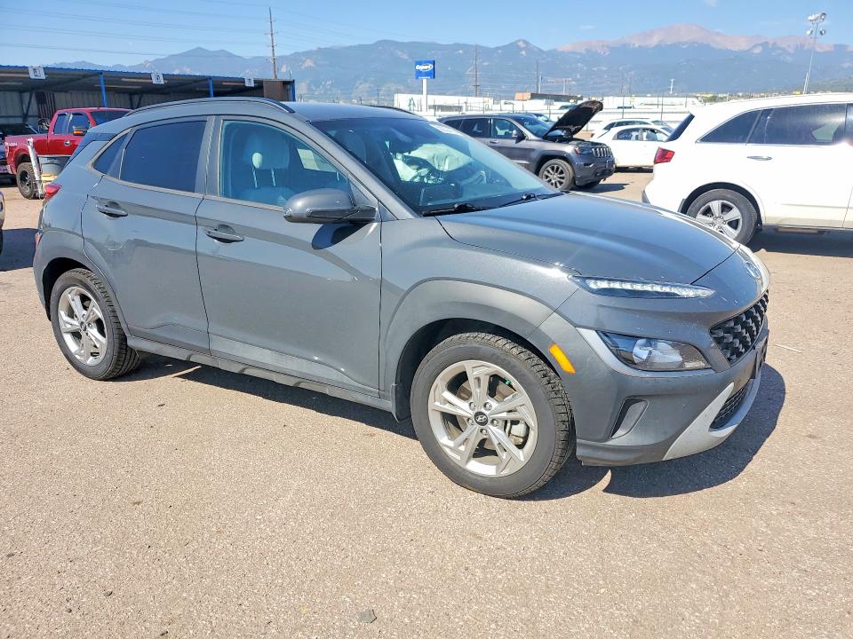 2023 Hyundai Kona VIN KM8K6CABXPU985687 COPART salvage auction — HAIL, Co - Certificate Of Title, sold $275 on 2026-07-27 (photo 4)