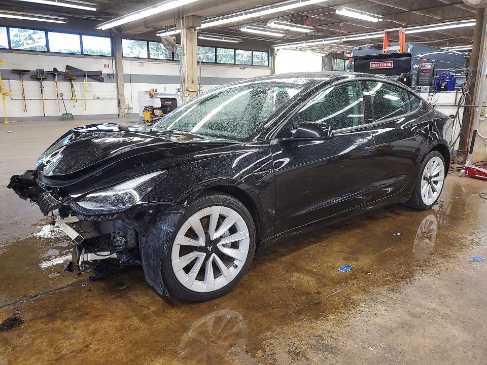 2023 Tesla Model 3 VIN 5YJ3E1EA5PF438031 COPART salvage auction — FRONT END, Il - Salvage Certificate, sold $4,000 on 2026-07-20 (photo 1)