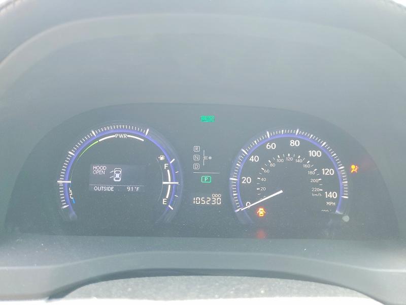 2010 Lexus Hs 250h VIN JTHBB1BA0A2013995 COPART salvage auction — SIDE, NY - MV-907A SALVAGE CERTIFICATE, sold $450 on 2026-07-09 (photo 9)
