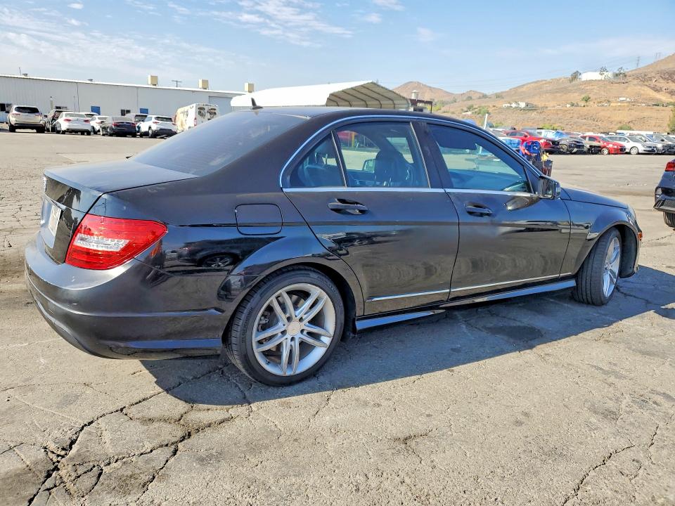 2013 Mercedes-benz C-klasse VIN WDDGF4HB9DR293625 COPART salvage auction — FRONT END, Ca - Salvage Certificate, sold $550 on 2026-07-09 (photo 3)