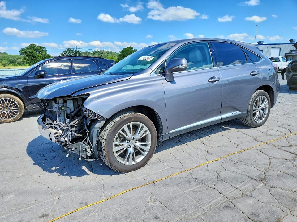 2013 Lexus Rx VIN JTJZB1BA7D2412453 COPART salvage auction — FRONT END, Tn - Salvage Certificate, sold $4,600 on 2026-07-20 (photo 1)