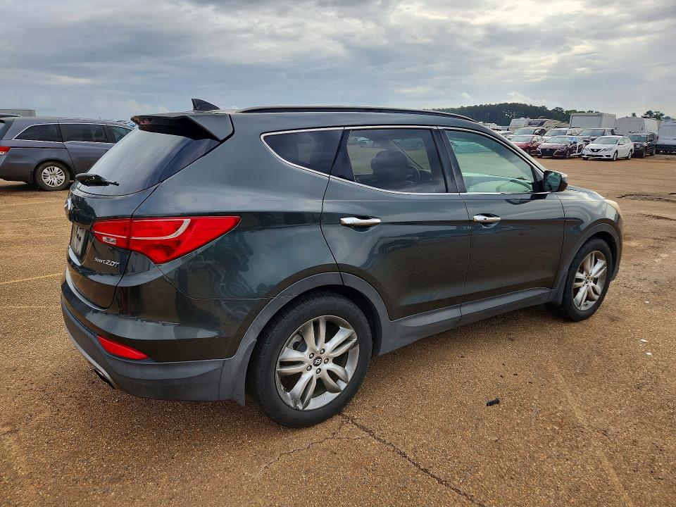 2013 Hyundai Santa fe VIN 5XYZU3LA0DG051760 COPART salvage auction — MECHANICAL, Sc - Cert Of Title-Salvage, sold $700 on 2026-07-27 (photo 3)