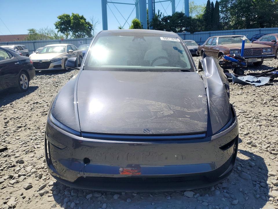 2026 Tesla Model y VIN 7SAYGDEE3TA466375 COPART salvage auction — SIDE, Nj - Cert Of Title-Salvage, sold $18,600 on 2026-07-27 (photo 5)