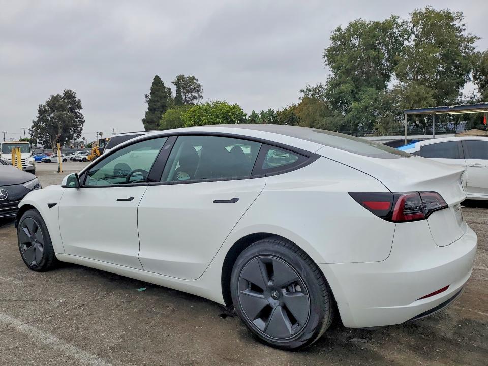 2023 Tesla VIN 5YJ3E1EA4PF544051 COPART salvage auction — FRONT END, Ca - Salvage Certificate, sold $7,200 on 2026-07-21 (photo 2)