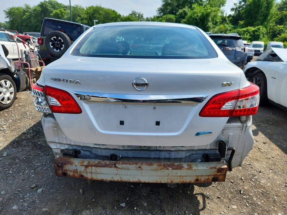 2013 Nissan Sentra VIN 3N1AB7AP6DL724192 COPART salvage auction — REAR END, Ma - Cert Of Title-Salvage, sold $475 on 2026-07-02 (photo 6)