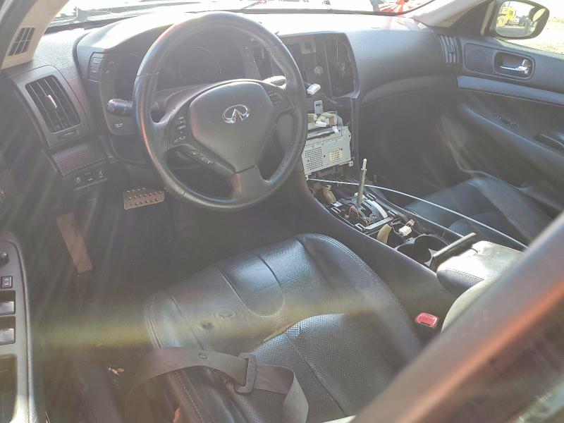 2013 Infiniti G VIN JN1CV6AP5DM713944 COPART salvage auction — VANDALISM, Ca - Salvage Certificate, sold $30 on 2026-07-28 (photo 8)