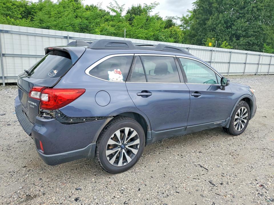 2017 Subaru Outback VIN 4S4BSENCXH3323786 COPART salvage auction — REAR END, Ar - Cert Of Title-Salvage, sold $3,050 on 2026-07-27 (photo 3)