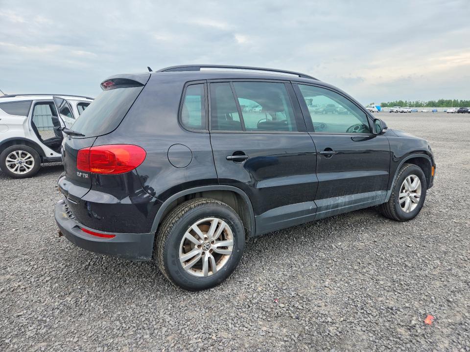 2014 Volkswagen Tiguan VIN WVGKV3AX1EW616362 COPART salvage auction — REAR END, On - Permit No Brand - Unfit, sold $825 on 2026-08-06 (photo 3)