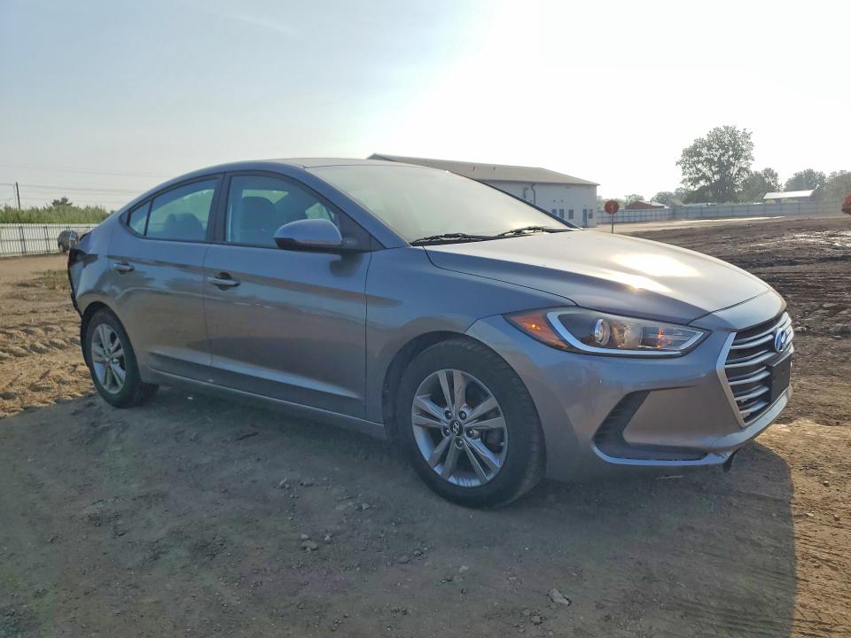 2017 Hyundai Elantra VIN KMHD84LFXHU169914 COPART salvage auction — REAR END, Oh - Cert Of Title-Salvage, sold $1,950 on 2026-07-09 (photo 4)