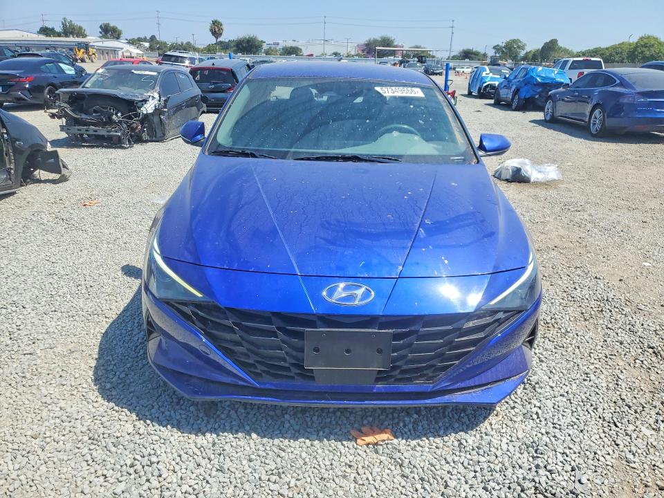 2022 Hyundai Elantra VIN KMHLS4AG3NU348476 COPART salvage auction — REAR END, CA - CERT OF TITLE-LEMON LAW BUYBAC (P), sold $2,700 on 2026-07-17 (photo 5)