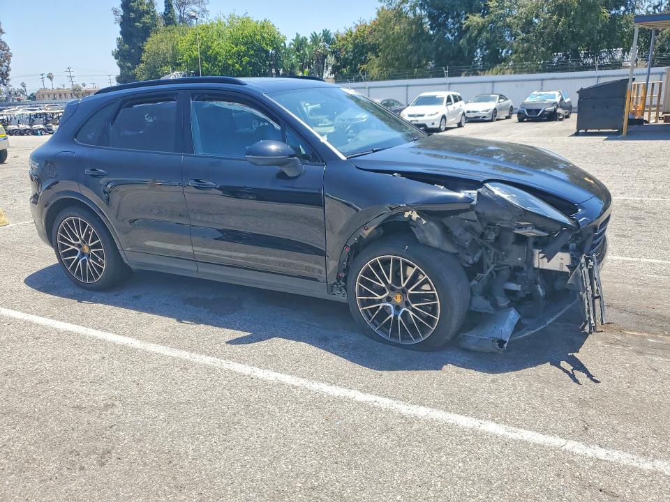 2021 Porsche Cayenne VIN WP1AB2AYXMDA27704 COPART salvage auction — FRONT END, Ca - Salvage Certificate, sold $14,300 on 2026-07-14 (photo 4)