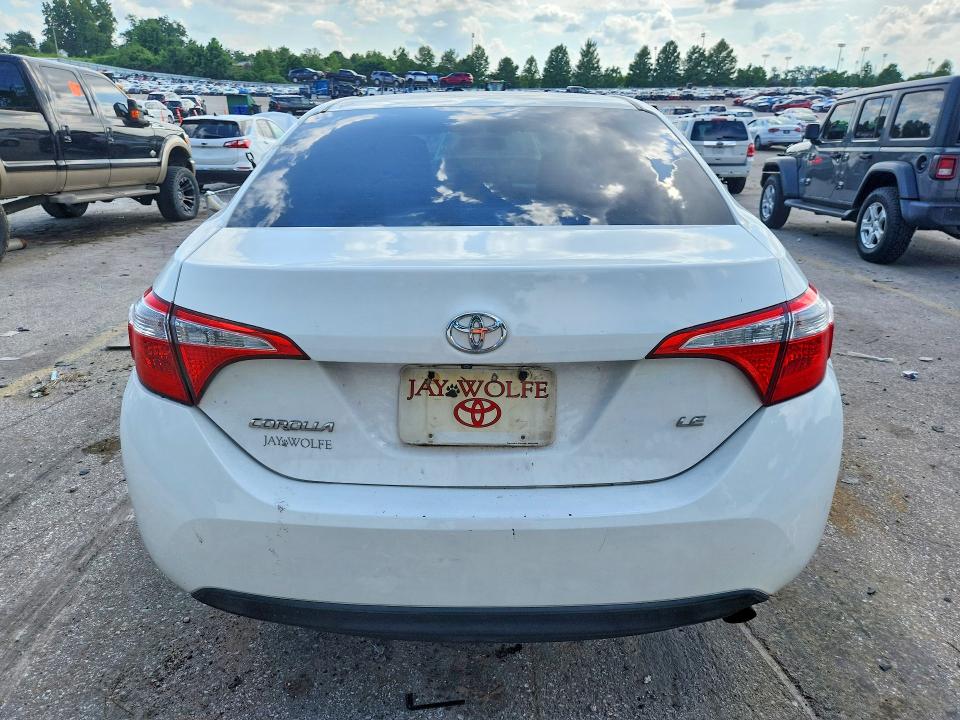 2014 Toyota VIN 5YFBURHE4EP032027 COPART salvage auction — FRONT END, Mo - Salvage Certificate Of Title, sold $3,150 on 2026-07-31 (photo 6)