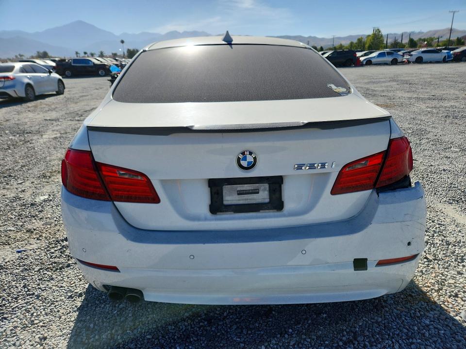 2011 BMW 5er VIN WBAFR1C54BC742655 COPART salvage auction — SIDE, Ca - Salvage Certificate, sold $625 on 2026-07-22 (photo 6)