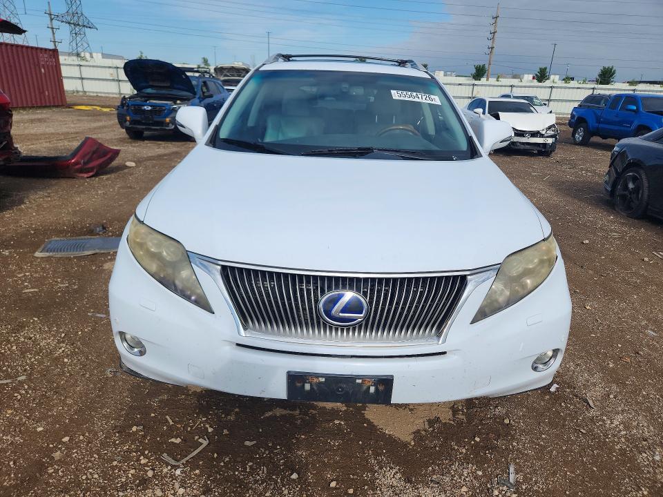 2010 Lexus Rx VIN JTJBC1BA6A2009851 COPART salvage auction — REAR END, Il - Salvage Certificate, sold $2,150 on 2026-07-21 (photo 5)
