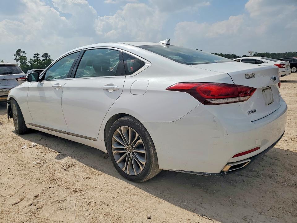 2016 Hyundai Genesis VIN KMHGN4JE7GU111967 COPART salvage auction — FRONT END, Tx - Salvage Vehicle Title, sold $2,200 on 2026-07-28 (photo 2)