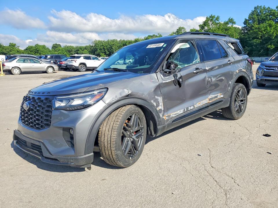 2025 Ford Explorer VIN 1FMUK8KH7SGB66812 COPART salvage auction — FRONT END, Fl - Certificate Of Destruction, sold $11,500 on 2026-07-30 (photo 1)
