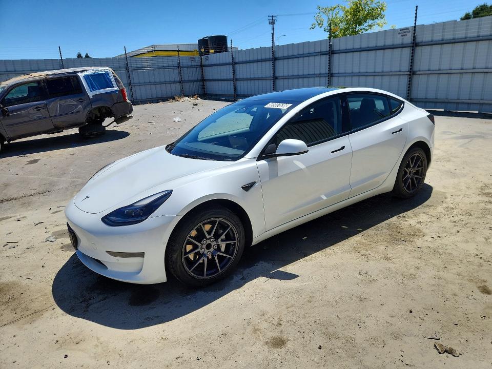 2022 Tesla Model 3 VIN 5YJ3E1EA0NF371867 COPART salvage auction — MECHANICAL, Ca - Certificate Of Title, sold $9,600 on 2026-07-08 (photo 1)