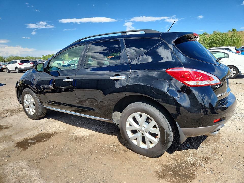 2014 Nissan Murano VIN JN8AZ1MW0EW508492 COPART salvage auction — FRONT END, Co - Public - Salvage Title, sold $975 on 2026-07-20 (photo 2)