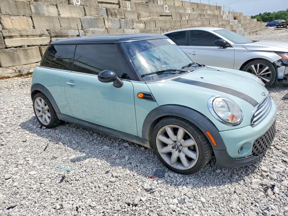 2013 Mini Cooper VIN WMWSU3C55DT545604 COPART salvage auction — MECHANICAL, Ky - Cert Of Title-Rebuilt Vehicle, sold $600 on 2026-08-14 (photo 4)