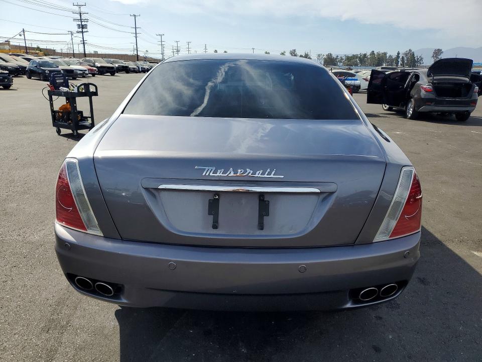 2007 Maserati Quattroporte VIN ZAMFE39A770032622 COPART salvage auction — FRONT END, Ca - Salvage Certificate, sold $4,550 on 2026-07-22 (photo 6)
