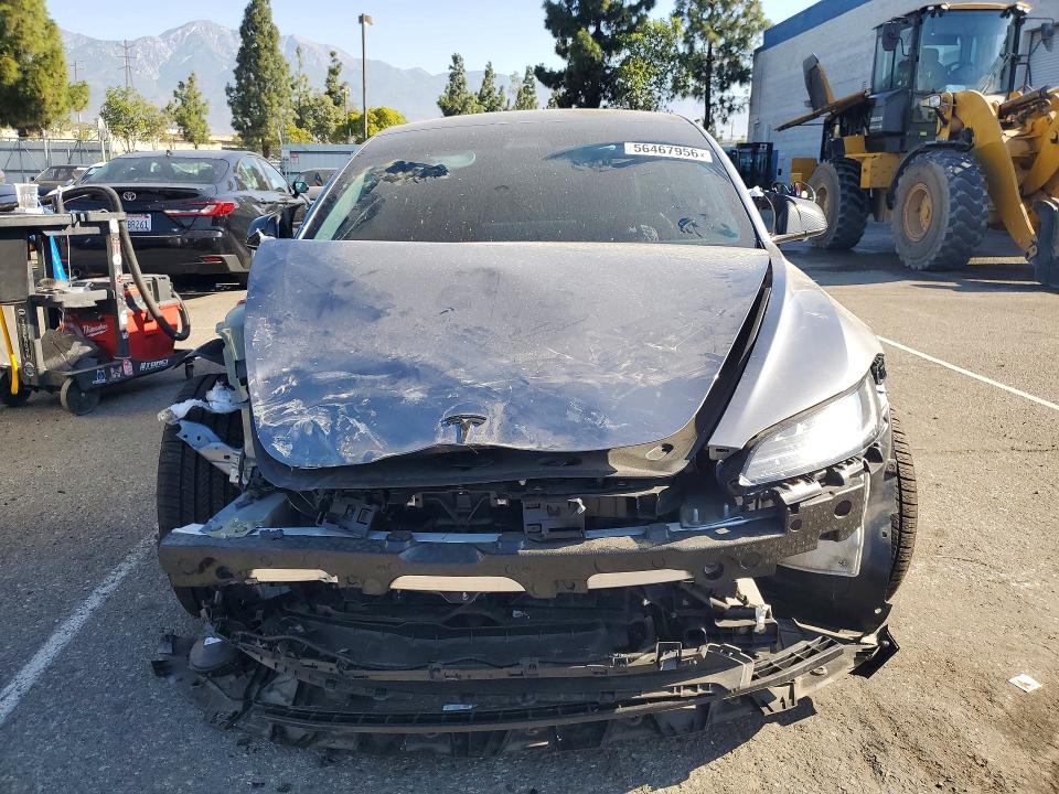 2025 Tesla VIN 5YJ3E1EB3SF927285 COPART salvage auction — FRONT END, CA - SALVAGE CERTIFICATE, sold $325 on 2026-07-28 (photo 5)