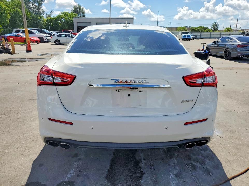 2019 Maserati Ghibli VIN ZAM57XSA9K1314836 COPART salvage auction — REAR END, Fl - Cert Of Title Slvg Rebuildable, sold $2,500 on 2026-08-17 (photo 6)
