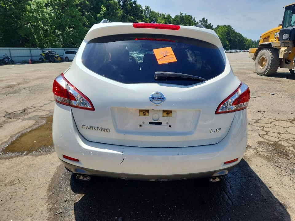 2014 Nissan Murano VIN JN8AZ1MU0EW400260 COPART salvage auction — FRONT END, La - Cert Of Title-Salvage, sold $150 on 2026-07-23 (photo 6)