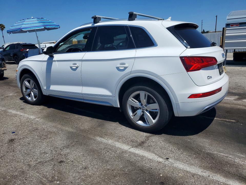 2019 Audi Q5 VIN WA1ANAFY0K2116874 COPART salvage auction — SIDE, CA - SALVAGE CERTIFICATE, sold $6,300 on 2026-07-28 (photo 2)