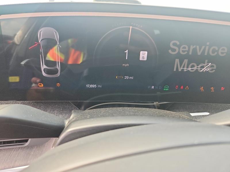 2023 Lucid VIN 50EA1PFA4PA007091 COPART salvage auction — FRONT END, Tx - Salvage Vehicle Title, sold $6,200 on 2026-08-27 (photo 9)