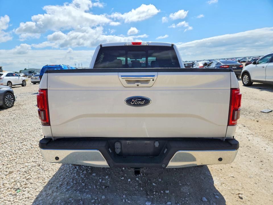 2016 Ford F-150 VIN 1FTEW1CG0GKF08292 COPART salvage auction — FRONT END, Tx - Salvage Vehicle Title, sold $5,900 on 2026-07-23 (photo 6)