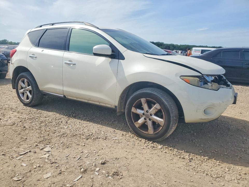 2009 Nissan Murano VIN JN8AZ18W89W134021 COPART salvage auction — FRONT END, Mo - Salvage Certificate Of Title, sold $450 on 2026-07-23 (photo 4)