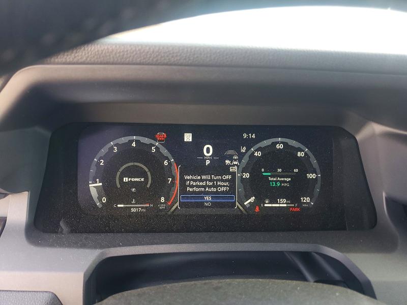 2025 Toyota 4runner VIN JTEVA5BR3S5058357 COPART salvage auction — ROOF, Ct - Cert Of Title-Salvage, sold $14,600 on 2026-07-10 (photo 9)