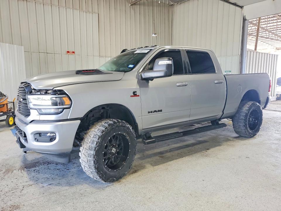 2023 Ram 2500 VIN 3C6UR5FL8PG587955 COPART salvage auction — FRONT END, Tx - Certificate Of Title, sold $18,900 on 2026-07-28 (photo 1)